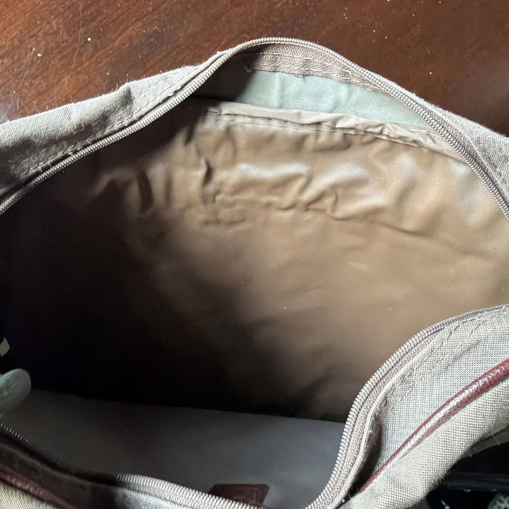 Lot 2 VTG Ralph Lauren Polo Travel Bags Duffel Carry On Repair Repurpose AS iS